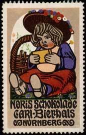 Seller image for Reklamemarke Noris Schokolade for sale by Veikkos