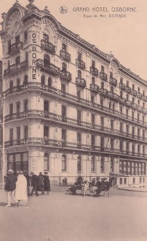 Grand Hotel Osborne Ostende Antique Belgium Postcard