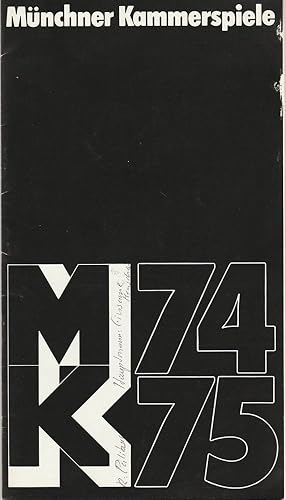 Immagine del venditore per Programmheft Gerhart Hauptmann: EINSAME MENSCHEN Premiere 28. April 1975 Schauspielhaus Spielzeit 1974 / 75 Heft venduto da Programmhefte24 Schauspiel und Musiktheater der letzten 150 Jahre