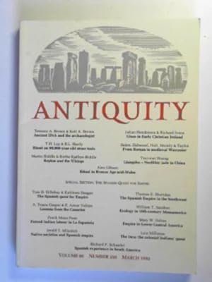 Seller image for Antiquity, volume 66, no.250, March 1992 for sale by Cotswold Internet Books