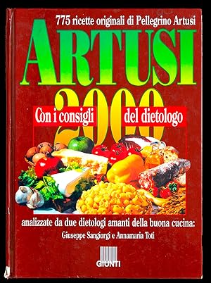 Bild des Verkufers fr Artusi 2000 con i consigli del dietologo zum Verkauf von Sergio Trippini