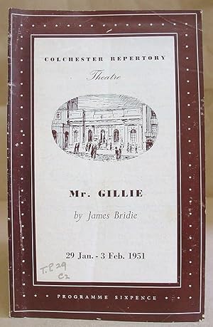 Image du vendeur pour Mr Gillie By James Bridie : 29 Jan - 3 Feb 1951 : Programme mis en vente par Eastleach Books