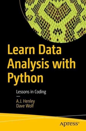 Seller image for Learn Data Analysis With Python : Lessons in Coding for sale by GreatBookPrices