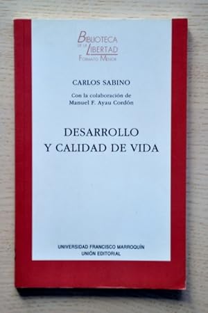 Imagen del vendedor de DESARROLLO Y CALIDAD DE VIDA a la venta por MINTAKA Libros