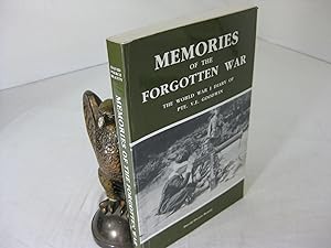 Memories of the forgotten war: The World War I diary of V. E. Goodwin; Edited by David Pierce Beatly