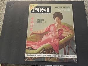 Saturday Evening Post Jan 25 1964 Dylan Thomas; Andy Griffith; Fashion