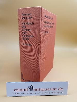 Bild des Verkufers fr Handbuch des Vereins- und Verbandsrechts zum Verkauf von Roland Antiquariat UG haftungsbeschrnkt