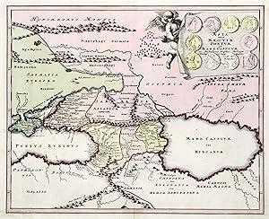 Bild des Verkufers fr Kupferstich- Karte, b. Chr. Weigel, "Asia intra Maeotim Pontum et Mare Caspium". zum Verkauf von Antiquariat Clemens Paulusch GmbH