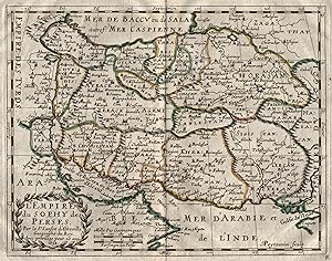 Bild des Verkufers fr Kupferstich- Karte, v. A. Peyrounin b N. Sanson, "L' Empire du Sophy des Perses". zum Verkauf von Antiquariat Clemens Paulusch GmbH