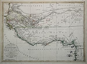 Bild des Verkufers fr Kupferstich- Karte, v. Gaspari b. Geogr. Inst. Weimar, "Charte von Senegambien und Ober-Guinea nebst dem innern Nigritien. Nach den neuesten Nachrichten entworfen". zum Verkauf von Antiquariat Clemens Paulusch GmbH