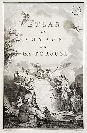 Bild des Verkufers fr Kupferstich, v. Ph. Triere nach Moreau le Jeune, "Atlas de Voyage de La Prouse". zum Verkauf von Antiquariat Clemens Paulusch GmbH