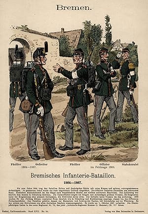 Bremisches Infanterie - Bataillon. 1864-1867.