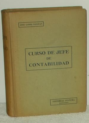 Immagine del venditore per Curso de Jefe de Contabilidad venduto da Los libros del Abuelo