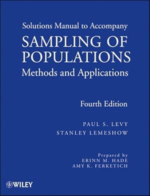 Immagine del venditore per Sampling of Populations : Methods and Applications venduto da GreatBookPrices