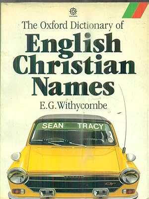 Bild des Verkufers fr The Oxford Dictionary of English Christian Names zum Verkauf von Librodifaccia