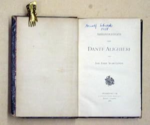Abhandlungen über Dante Alighieri.