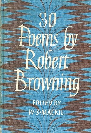 Imagen del vendedor de Thirty Poems By Robert Browning : a la venta por Sapphire Books