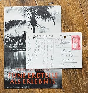 Eigenhändige Postkarte an Georg Neuner.