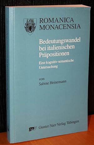 Seller image for Bedeutungswandel bei italienischen Prpositionen. Eine kognitiv-semantische Untersuchung for sale by Simon Hausstetter