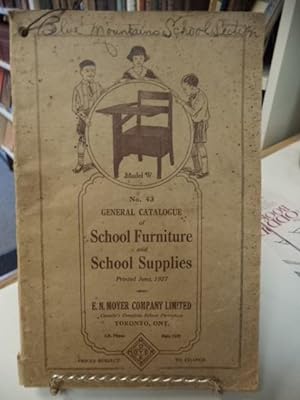 General Catalogue of School Furniture and School Supplies, No. 43 [1927 Catalog and Price List]