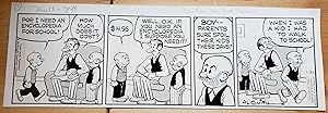 Original Comic Strip Art - Al Smith. Mutt and Jeff. January 21, 1974.