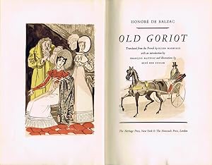 Imagen del vendedor de Old Goriot (Le Pere Goriot) a la venta por Round Table Books, LLC