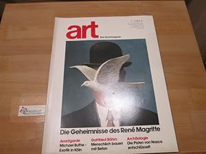 Imagen del vendedor de art - Das Kunstmagazin Nr. 10 Oktober 1983 Das Geheimnis des Ren Magritte Avantgarte Michael Buthe Gottfried Bhm a la venta por Antiquariat im Kaiserviertel | Wimbauer Buchversand