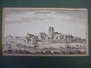 Orig. Kupferstich - Staingaden. Merian.