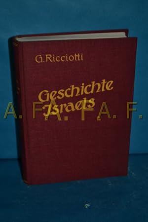 Seller image for Geschichte Israels Band 1 for sale by Antiquarische Fundgrube e.U.