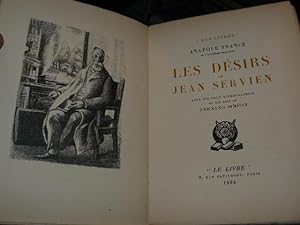 Les désirs de Jean Servien avec dix neuf lithographies et des bois de Fernand Siméon