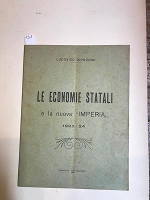 Le economie statali e la nuova "Imperia" 1922-24