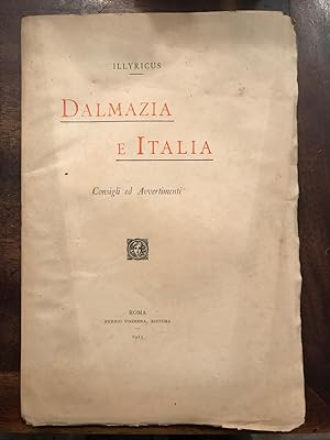 Dalmazia e Italia. consigli e avvertimenti