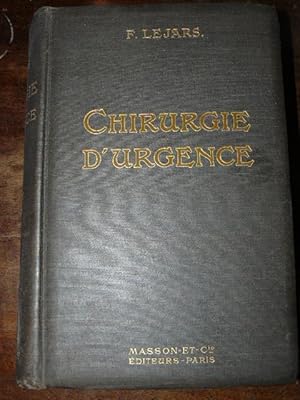 Traitè de chirurgie d'urgence