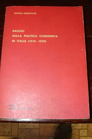 Saggio sulla politica comunista in Italia (1919 -1970)