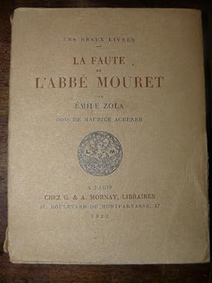 La faute de L'abbé Mouret. Bois de Maurice Achener
