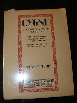 Cygne. Traduction du Bengali par Kalidad Nag et Pierre Jean Jouve. Portrait gravé par Frans Masereel