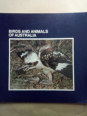 Bild des Verkufers fr Birds and Animals of Australia zum Verkauf von Versandantiquariat Jena
