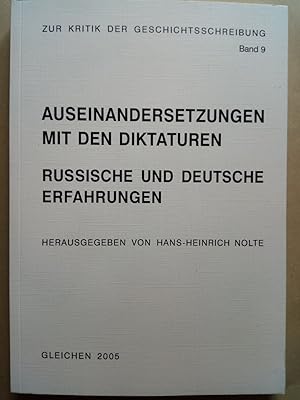 Bild des Verkufers fr Auseinandersetzungen mit den Diktaturen - Russische und deutsche Erfahrungen zum Verkauf von Versandantiquariat Jena