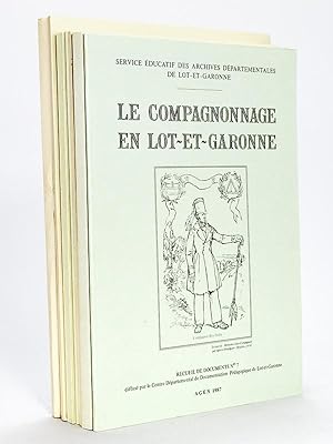 [ Lot de 7 recueils de Documents relatifs au Lot-et-Garonne ] Une société Rurale au XIXe siècle. ...