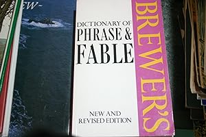 Bild des Verkufers fr Brewer's Dictionary of Phrase & Fable zum Verkauf von SGOIS