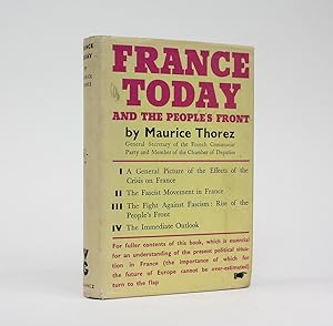 Bild des Verkufers fr FRANCE TO-DAY AND THE PEOPLE'S FRONT zum Verkauf von LUCIUS BOOKS (ABA, ILAB, PBFA)