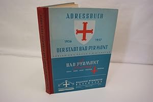 Adressbuch der Stadt Bad Pyrmont 1956 / 1957 Registerunterteilung. in Behörden, Gesundheitsdienst...