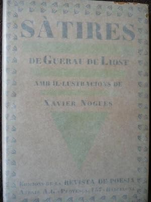 Imagen del vendedor de SATIRES. AMB IL LUSTRACIONS DE XAVIER NOGUES. a la venta por Reus, Paris, Londres