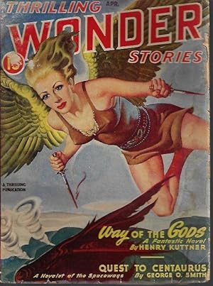 Imagen del vendedor de THRILLING WONDER Stories: April, Apr. 1947 ("Way of the Gods") a la venta por Books from the Crypt