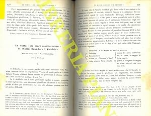 Seller image for La carta ?de mari mediterraneo? di Marin Sanudo ?il Vecchio? . for sale by Libreria Piani