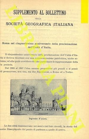 Roma nel cinquantesimo anniversario della proclamazione dell'Unità d'Italia.