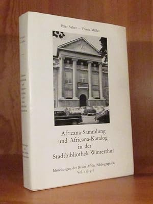 Seller image for Die Africana-Sammlung in der Stadtbibliothek Winterthur. Afrikanische Literaturen und Sprachen. for sale by Das Konversations-Lexikon