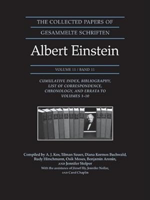 Seller image for Collected Papers of Albert Einstein : Cumulative Index, Bibliography, List of Correspondence, Chronology, and Errata to Volumes 1-10 for sale by GreatBookPrices