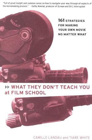 Imagen del vendedor de What They Don't Teach You at Film School : 161 Strategies to Making Your Own Movie No Matter What a la venta por GreatBookPrices