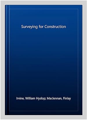 Immagine del venditore per Surveying for Construction venduto da GreatBookPrices